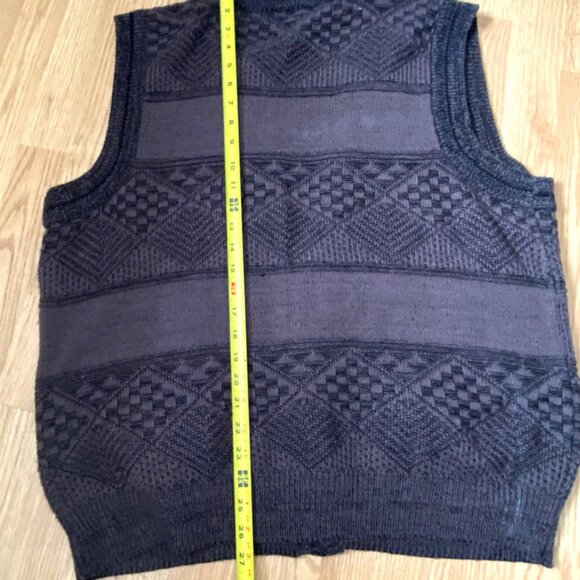 Vintage Chapel Hill Cotton Club Cotton Knit Sweater Vest Men's Size Large - Picture 6 of 10